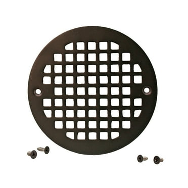 Jones Stephens Brushed Nickel 5.196 Round Cast Brass Heavy Duty Strainer Jones Stephens Brushed Nickel 5.196 Round Cast Brass Heavy Duty Strainer